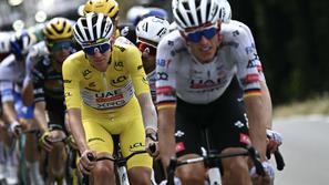 Nils Politt in Tadej Pogačar