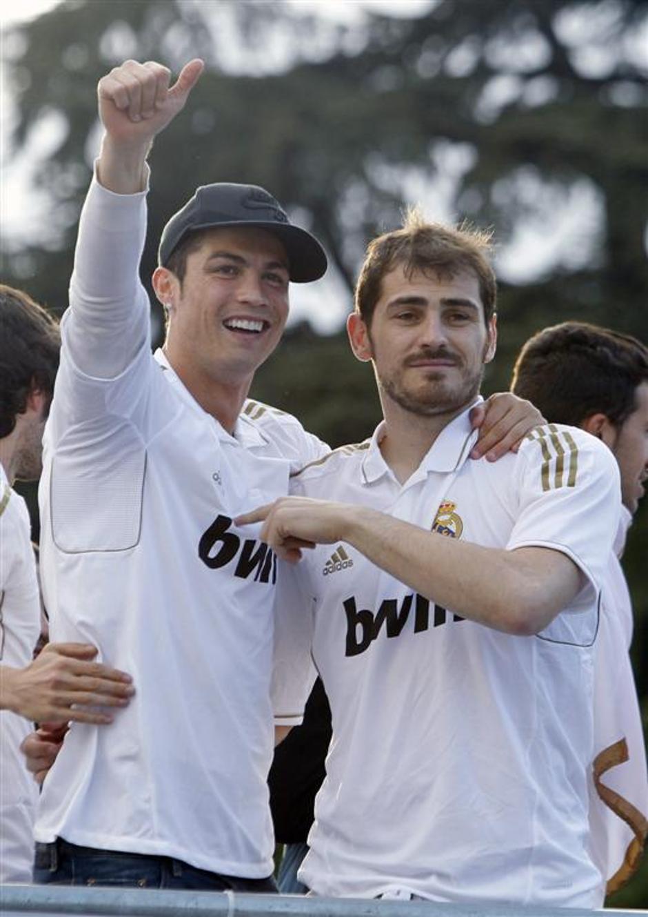 Ronaldo Casillas Real Madrid naslov prvaki slavje Cibeles | Avtor: EPA