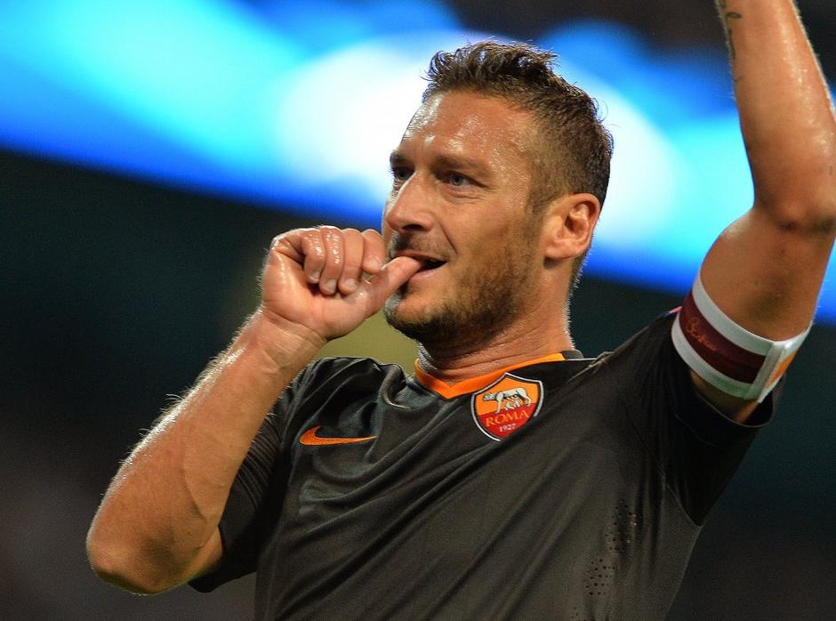 Totti Manchester City Roma Liga prvakov | Avtor: EPA