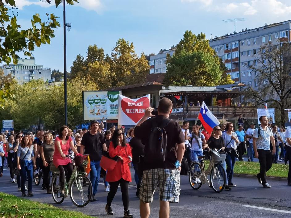 Protesti Ljubljana PCT