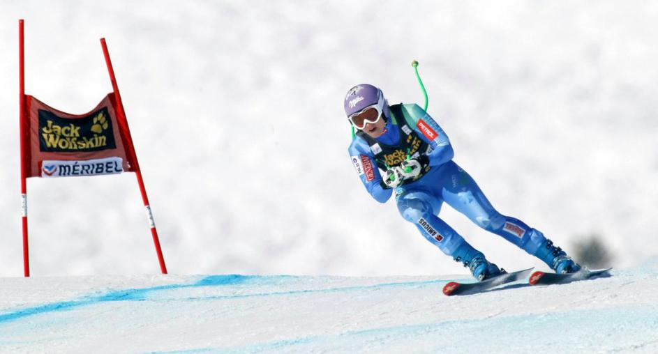 Maze svetovni pokal Meribel smuk drugi trening Francija