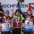 Martin Fourcade Simon Schempp Jakov Fak biatlon zasledovanje Hochfilzen