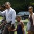 Obamova družina, počitnice