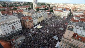 Protesti na Hrvaškem