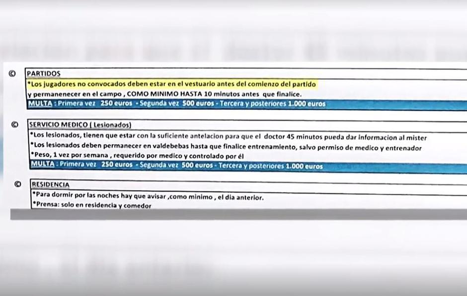 Real Madrid CF interni pravilnik | Avtor: Reševalni pas/Twitter