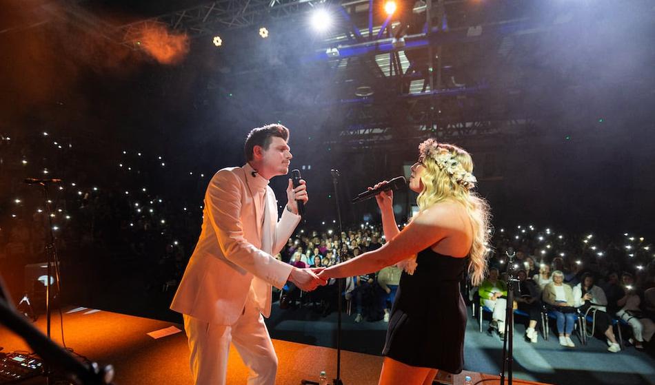 To se je zgodilo na koncertu našega znanega para