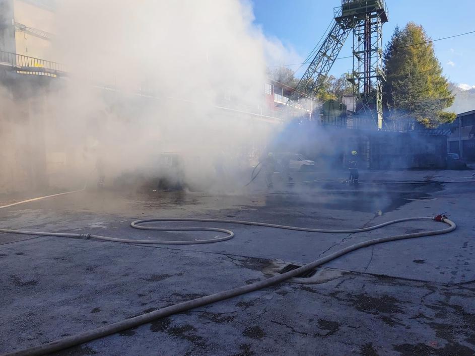 požar parkirišče Hrastnik