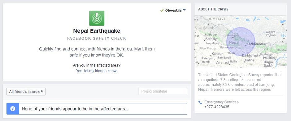 Facebook Safety Check | Avtor: Žurnal24 main