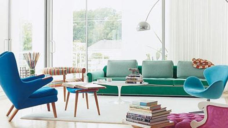 Ne bojte se kombinirati barv.