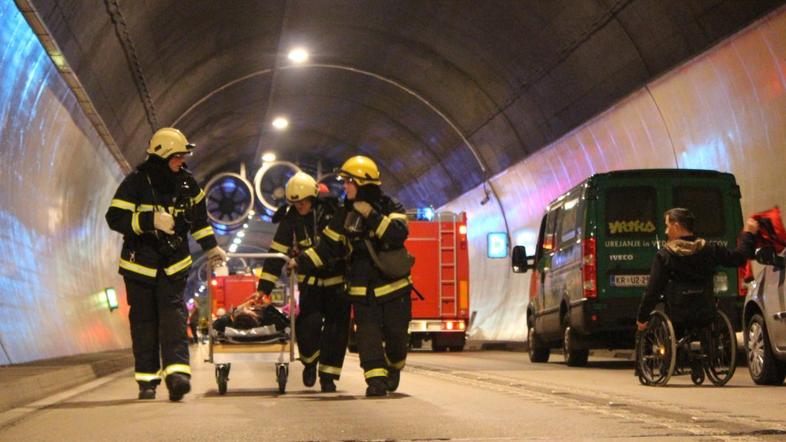 reševalna vaja karavanke