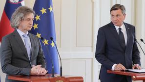 Robert Golob, Borut Pahor