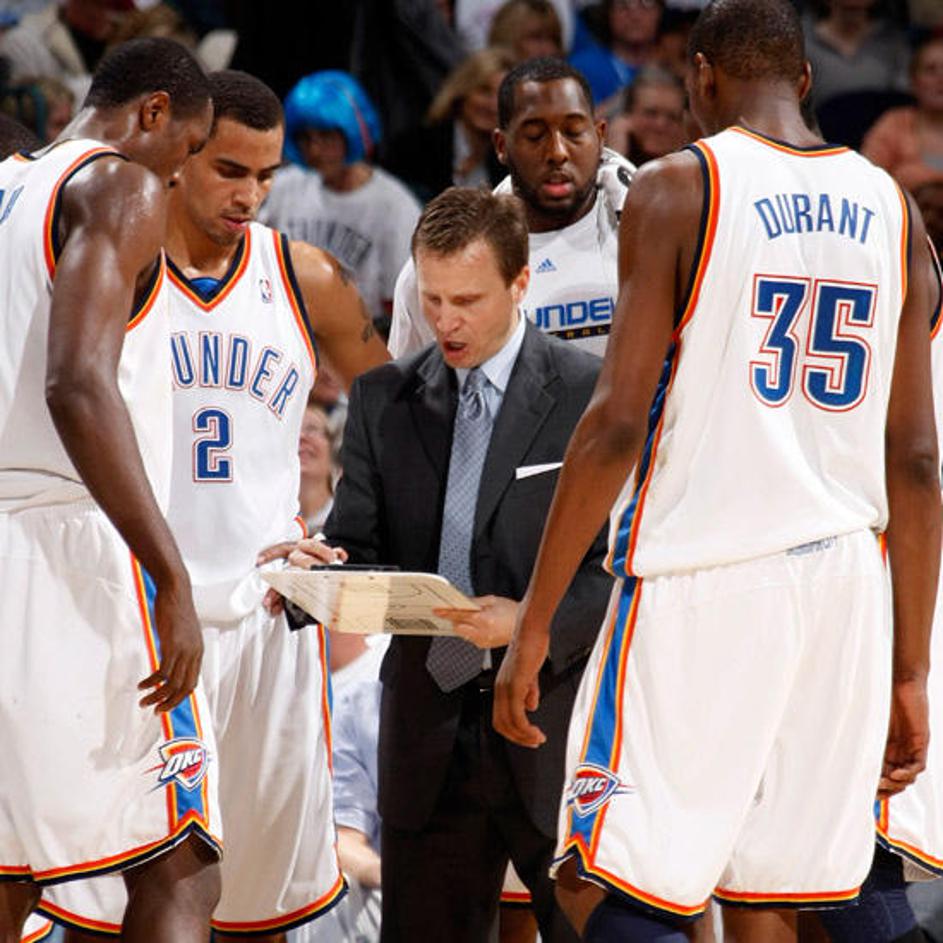 1. Scott Brooks (Oklahoma City Thunder), 480 glasov