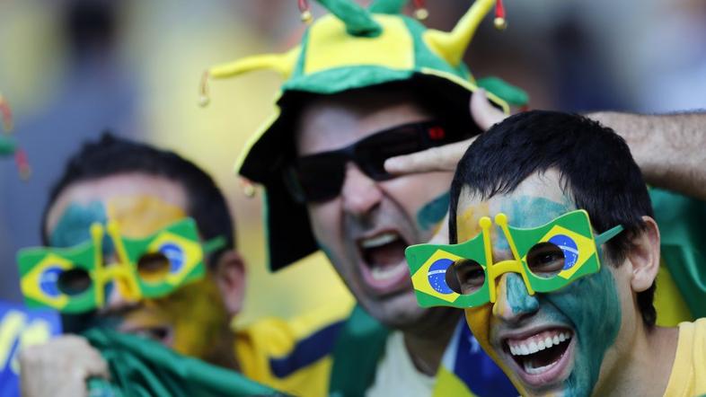 navijači Pokal konfederacij Brazilija Urugvaj polfinale