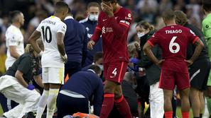 Virgil van Dijk Harvey Elliott Leeds Liverpool EPL