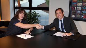 Puyol Rosell FC Barcelona pogodba podaljšanje roka rokovanje