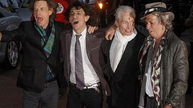 Rockerji se trenutno zabavajo na premierah filma Shine a Light, v katerem so gla