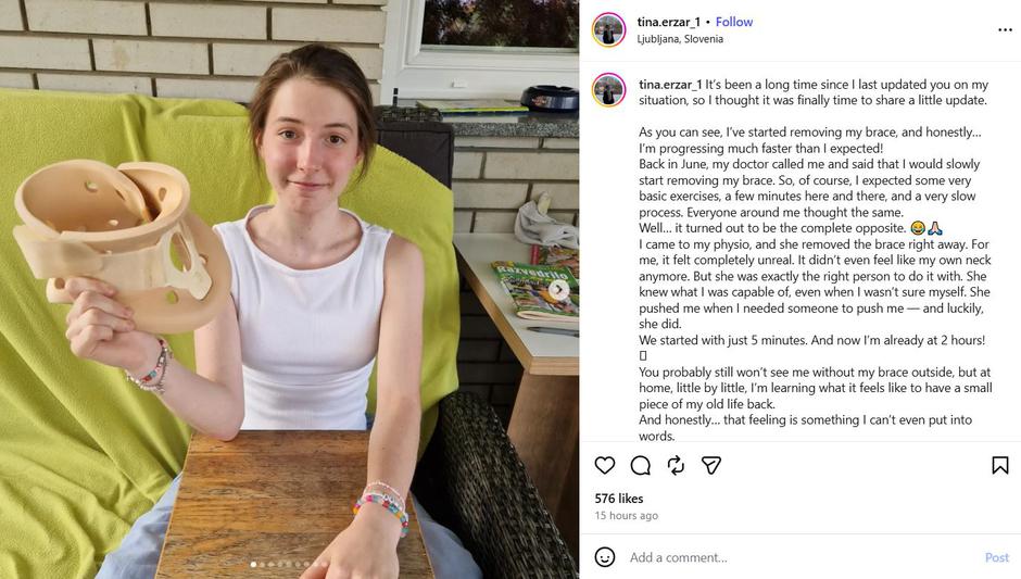 Tina Erzar | Avtor: Instagram