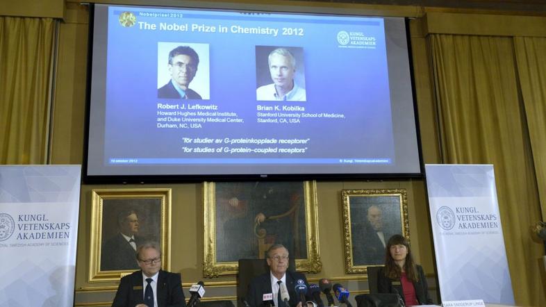 Nobelova nagrajenca za kemijo 2012