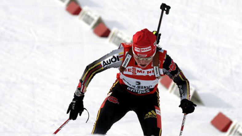 Andrea Henkel je odlično opravila prvi nastop na SP.