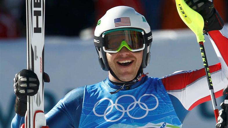 Bode Miller je le osvojil tako željeno zlato olimpijsko kolajno. (Foto: Reuters)