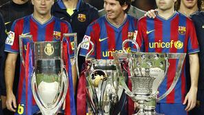 Xavi Hernandez Lionel Messi Andres Iniesta Carles Puyol Josep Guardiola Tito Vil