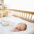 Otrok, dojenček, spanje, soba, postelja