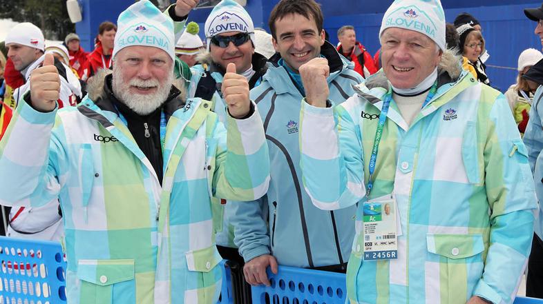 Jaro Kalan, Franci Petek in Tone Vogrinec so zadovoljni. (Foto: www.alesfevzer.c