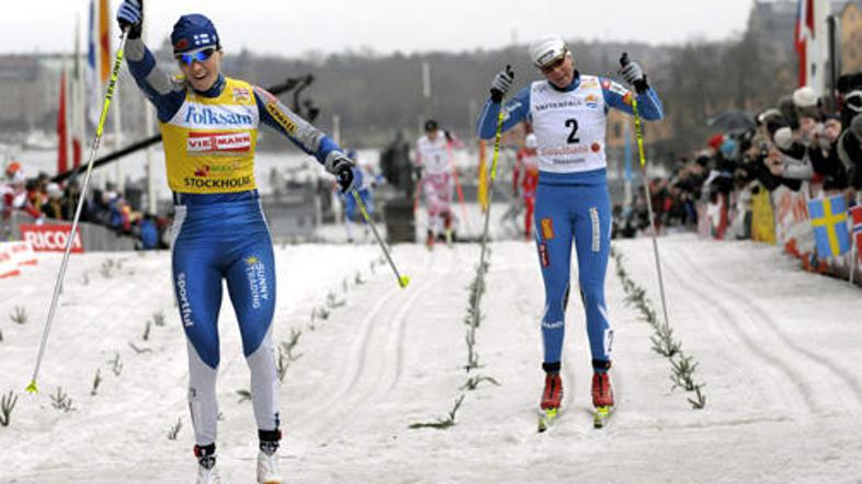 Virpi Kuitunen je bila tudi v Drammnu premočna za Petro Majdič.