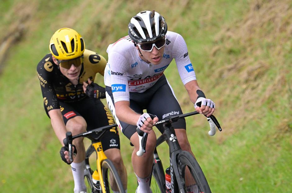 Tadej Pogačar in Jonas Vingegaard | Avtor: Profimedia