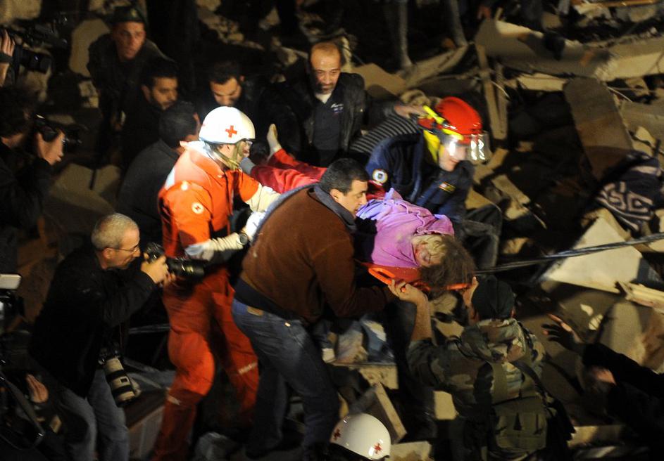 Zrušitev bloka v Libanonu.