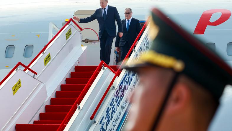 Vladimir Putin na obisku na Kitajskem