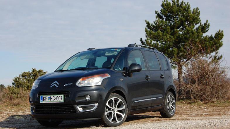 C3 picasso je toliko samosvoj, da je v prometu dovolj opazen. (Foto: Gregor Preb