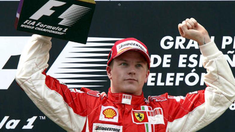 Lani je v Barceloni dominiral Kimi Räikkönen (Ferrari).