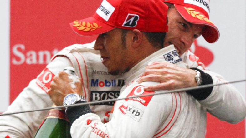 McLaren Mercedes je dosegel prvo dvojno zmago po Monzi leta 2007. (Foto: EPA)