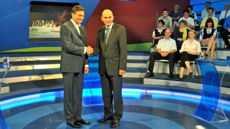 Pahor in Janša bosta za in proti sporazumu v zadnjem tednu kampanje argumente pr