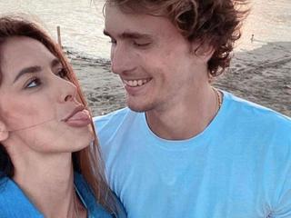 Alexander Zverev in Brenda Patea