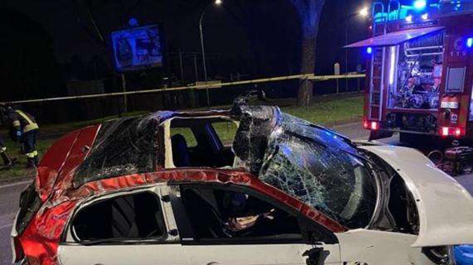 Daniel Guerini Lazio prometna nesreča | Avtor: Reševalni pas/Twitter