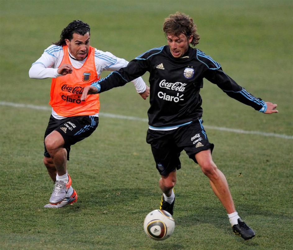 Carlos Tevez Gabriel Heinze