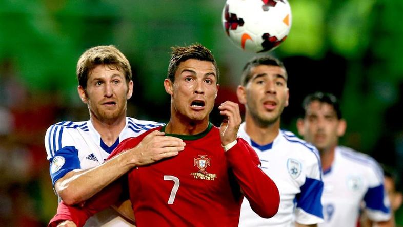 Ronaldo Portugalska Izrael kvalifikacije za SP 2014 Alvalade