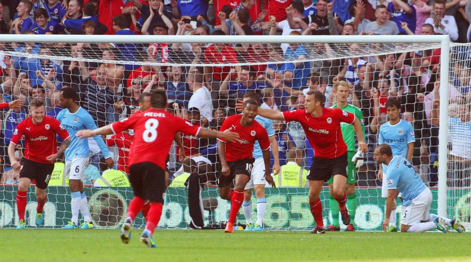 Campbell Hart Cardiff Manchester City Premier League Anglija liga prvenstvo