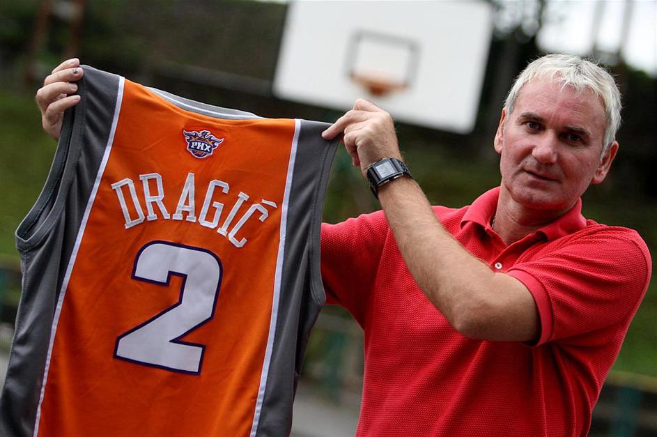 Marinko Dragić na igrišču Ilirija, kjer se je kalil reprezentančni dvojec. (Foto