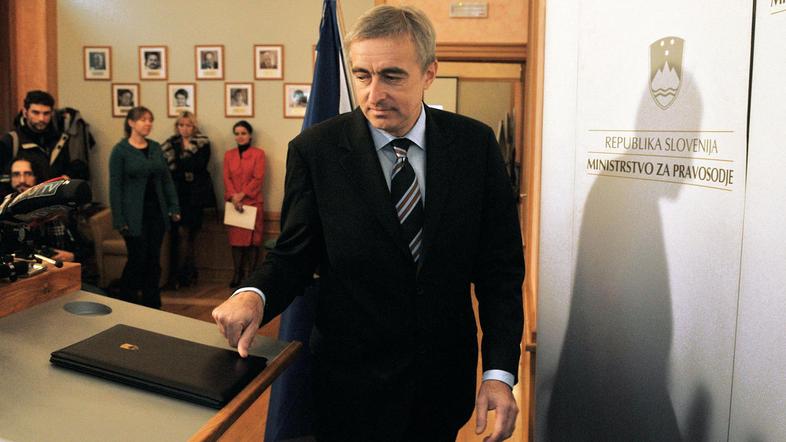 Zalar pričakuje podporo koalicije za Maslešo. (Foto: Anže Petkovšek)
