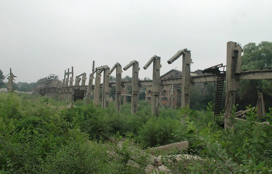 Tangshan, ostanki tovarne lokomotiv