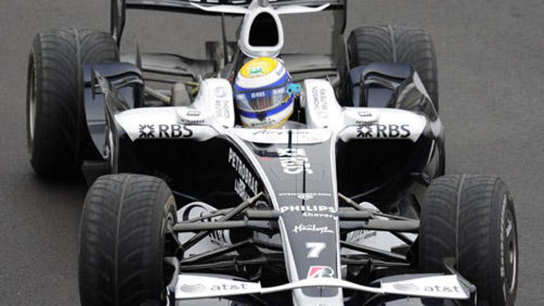 Nico Rosberg (Williams Toyota) je presenetil na zadnjem treningu pred sedmo dirk