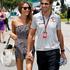 VN Malezije punca Jenson Button Jessica Michibata 2010