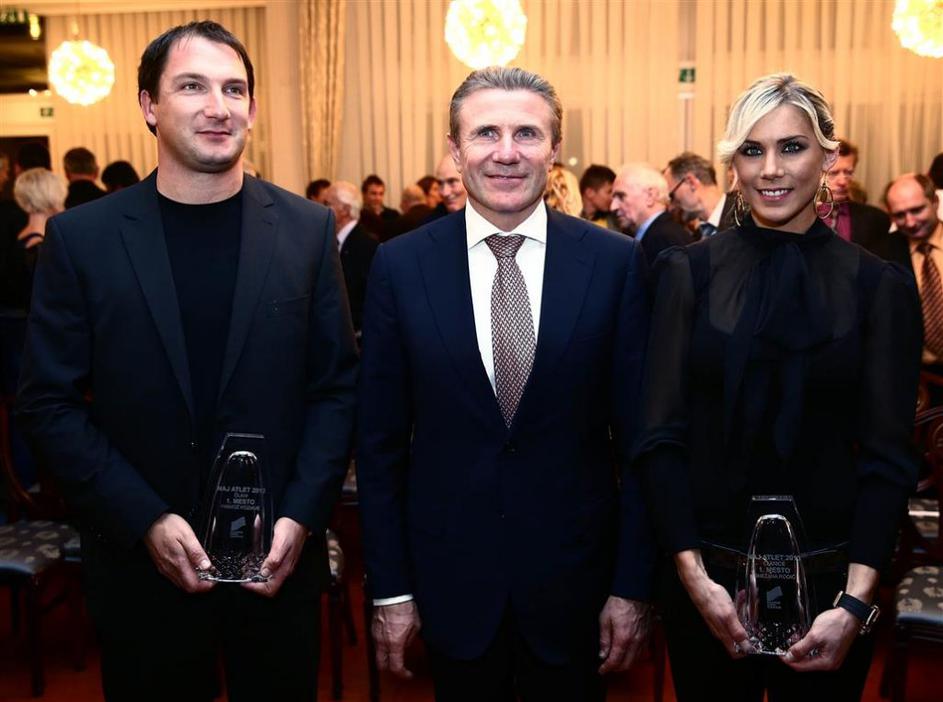 Kozmus Rodić Bubka Atlet leta prireditev podelitev Bled