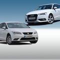 Audi A3 sportback in seat leon