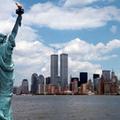 Pogled na Manhattan pred napadi na dvojčka WTC.