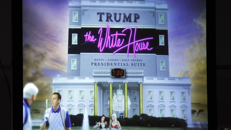 Tako naj bi bila videti Bela hiša, po tem ko bi jo po svoje spremenil Trump, men