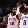 Durant Westbrook Oklahoma City Thunder Los Angeles Lakers liga NBA